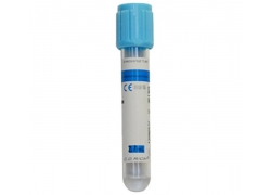 Системи для взяття крові CDBUP 034-1 Вакуумна пробірка, 2.7 мл, 3.8% натрій цитрат, (1:9), блакитна, 13x75 мм ПЕТ