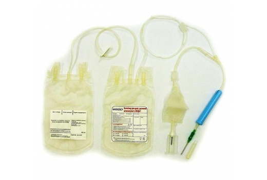 Контейнер для крові WEGO з розчином CPDA-1 350/350 мл з аксесуарами - 2