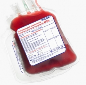 Promotional price for blood bags